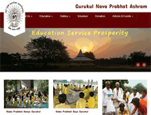 Tablet Screenshot of navaprabhat.org
